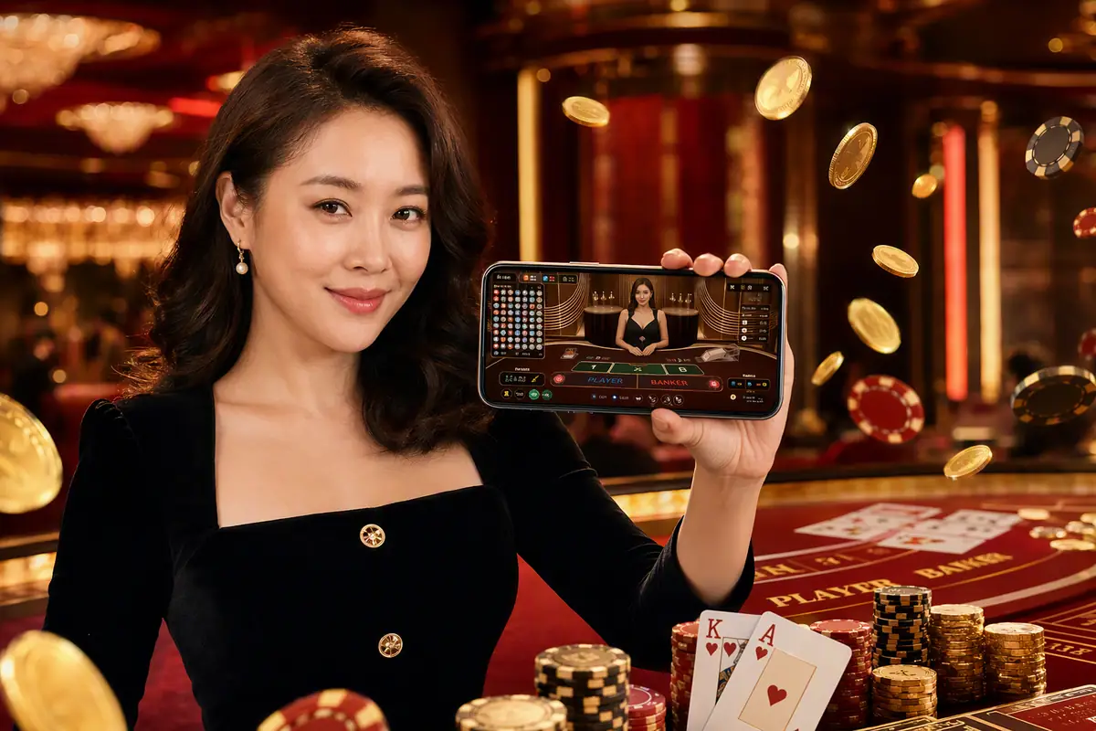 ap8my Casino meja baccarat dealer langsung